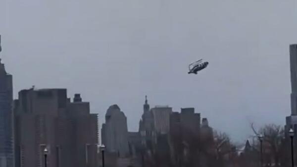 helikopter spada do rzeki Hudson