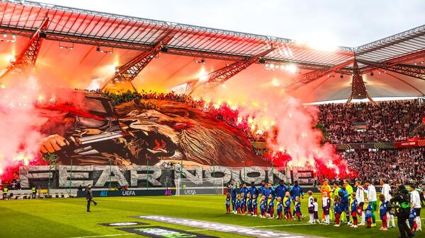 legia vs chelsea- oprawa kibiców