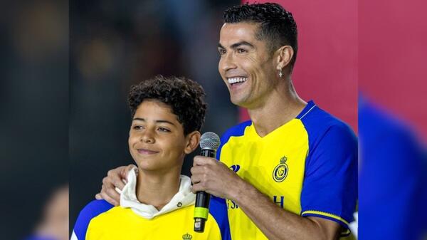 Cristiano Ronaldo z synem