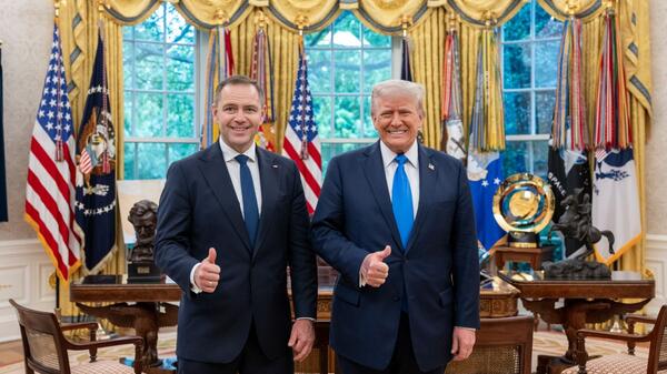 Karol Nawrocki i Donald Trump