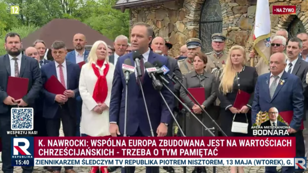 Nawrocki karol - konferencja prasowa