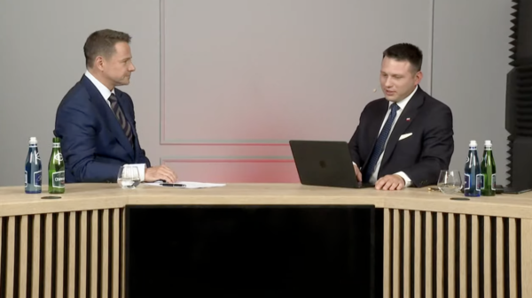 mentzen, trzaskowski