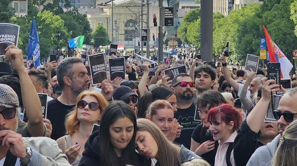 Protesty w Serbii