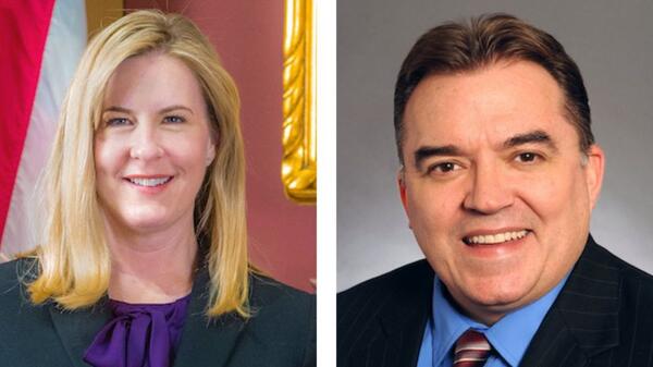 Melissa Hortman i John Hoffman