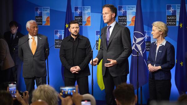 Szczyt NATO w Hadze. Spotkanie Zełenski, von der Leyen, Rutte