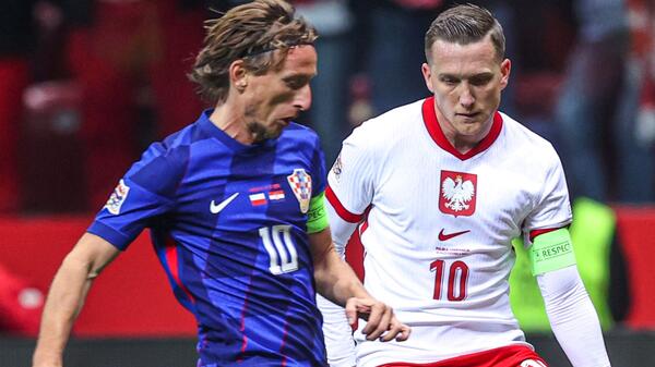 Piotr Zieliński i Luka Modrić