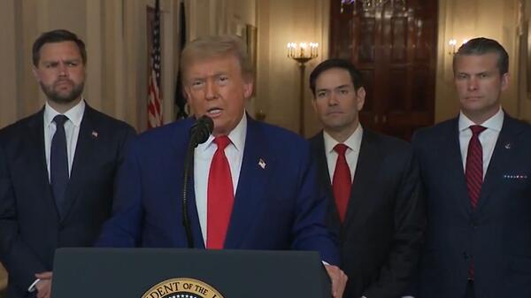 Donald Trump wygłasza orędzie