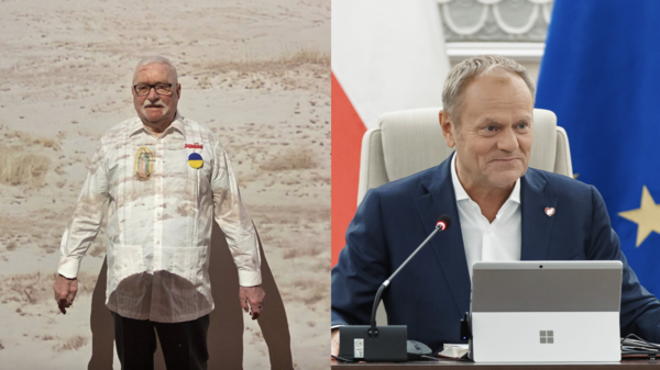 wałęsa i tusk