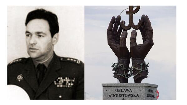 W lipcu 1945 por. Maksymilian Schnepf dowodził pododdziałem w sile ok. 110-160 żołnierzy, wspierającym Armię Czerwoną i NKWD w wymierzonej w polskie podziemie niepodległościowe operacji określonej później mianem „obława augustowska”. Ofiary obławy doczekały się po latach pomnika
