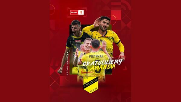 wieczysta kraków awans 1 liga