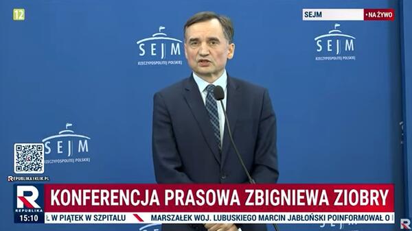 Ziobro nie stawi się na "komisji" Sroki