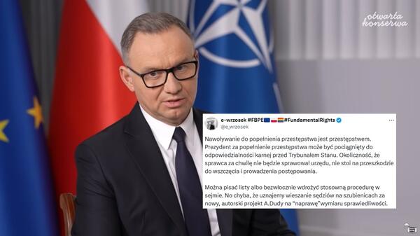Wrzosek grozi prezydentowi odpowiedzialnością przez Trybunałem Stanu