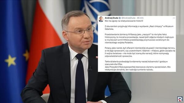Prezydent zdecydowanie o wystawie w Gdańsku