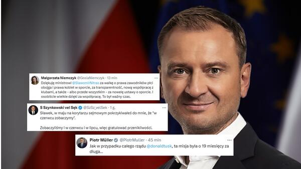 Sławomir Nitras żegna się z resortem sportu, internauci komentują