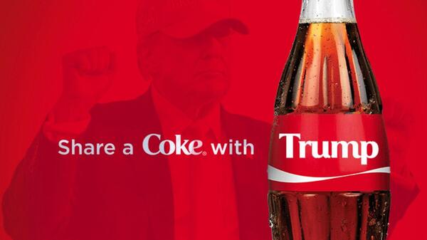 Coca Cola poddała się sugestii Trumpa