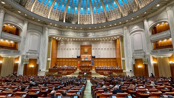 Parlament Rumunii - x.com/screenshot