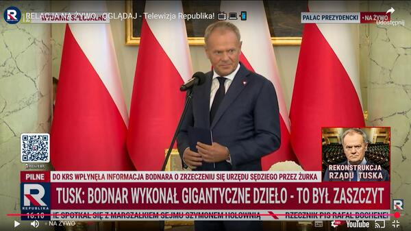 Po kilkunastu miesiącach szalejącego w Polsce bezprawia, po prześladowaniu opozycji, bezwzględnym zwalczaniu wszelkich środowisk i instytucji niezależnych, słowa Tuska szokują