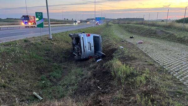 Wypadek busa na Podlasiu 8 osób rannych w wyniku wypadku busa