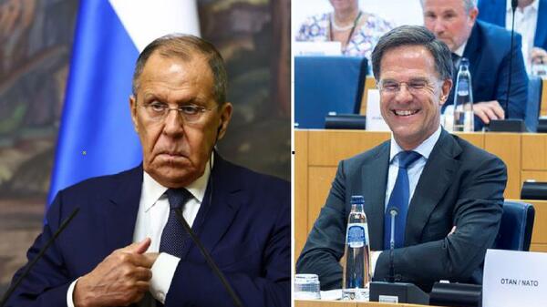Mark Rutte zaszydził z Siergieja Ławrowa