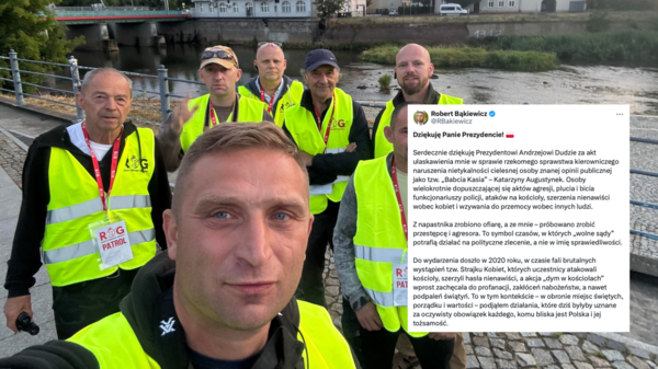 bąkiewicz podziękowania