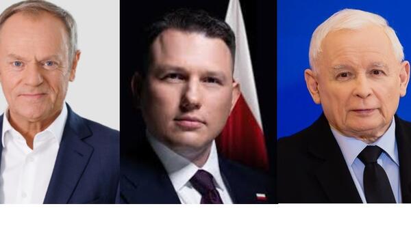 Tusk, Mentzen, Kaczyński