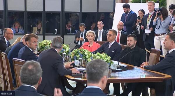 Spotkanie europejskich liderów z Trumpem i Zeleńskim