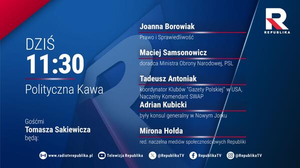 Goście niedzielnej "Politycznej kawy"
