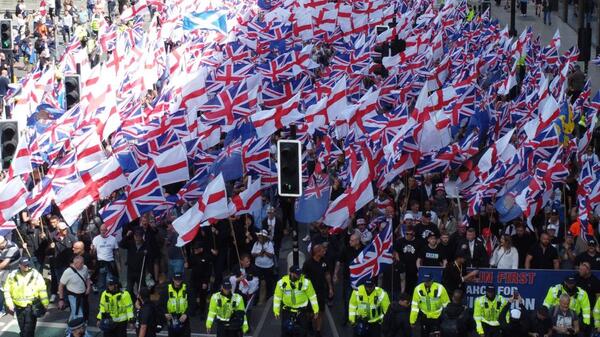 protesty w UK