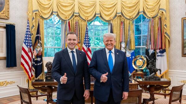 Karol Nawrocki i Donald Trump
