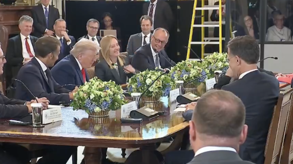 Trump i Zełenski spotkali się z europejskimi liderami Trump i Zełenski spotkali się z europejskimi liderami