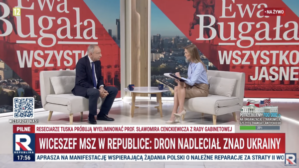 Dron z Osiny przyleciał z Ukrainy