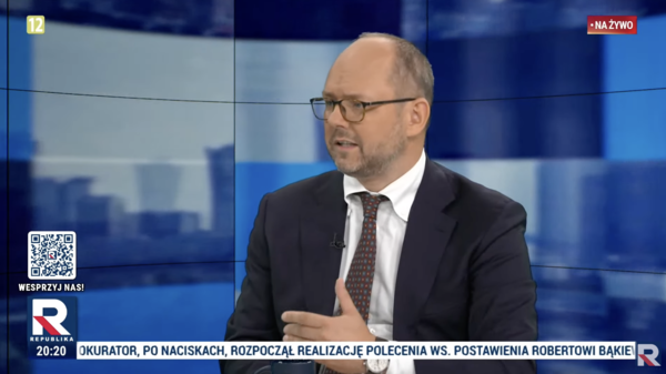 Marcin Przydacz w Republice