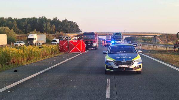Wypadek drogowy pod Garwolinem