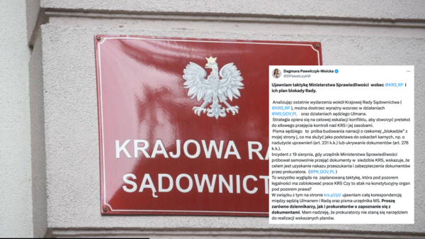 Pawełczyk-Woicka ujawnia plan blokady KRS
