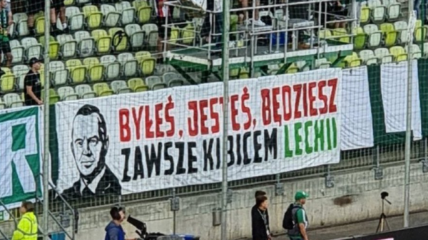 Kibice Lechii za Nawrockim Kibice Lechii za Nawrockim