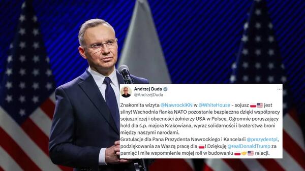 Andrzej Duda chwali pierwsze efekty rozmów w Białym Domu