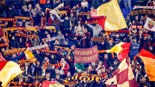 AS Roma kibice