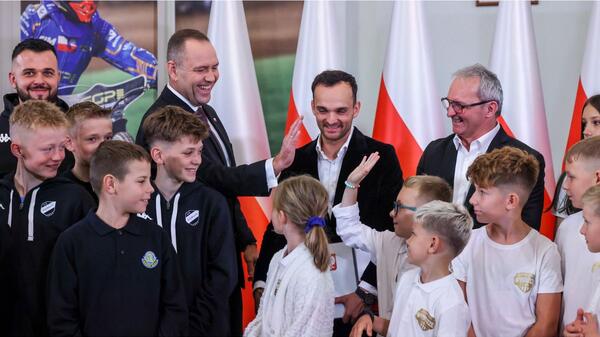 Bartosz Zmarzlik i Karol Nawrocki