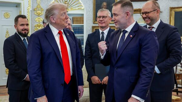 Donald Trump i Karol Nawrocki