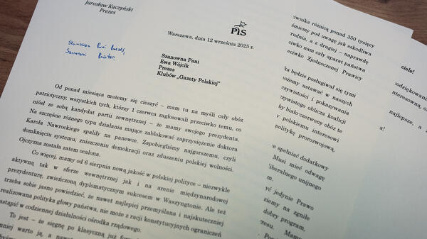 List Kaczyńskiego