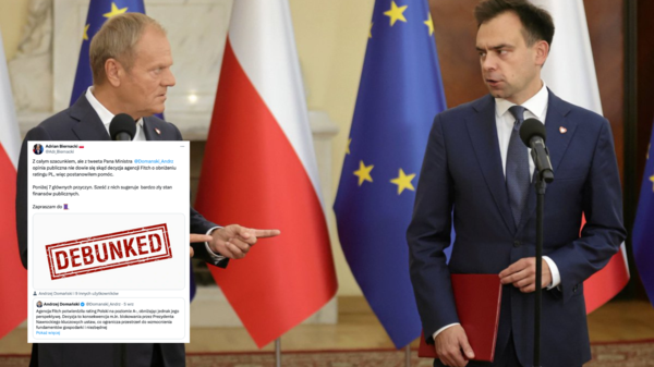 Biernacki punktuje Domańskiego ws. Agencji Fitch Biernacki punktuje Domańskiego ws. Agencji Fitch