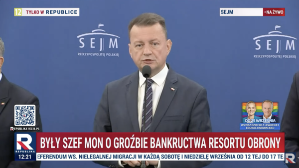 Konferencja posłów PiS