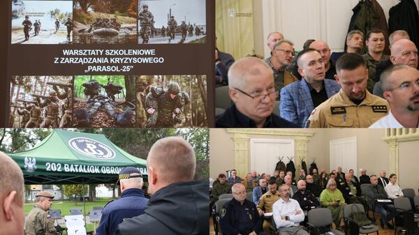 Warsztaty miały na celu doskonalenie umiejętności współdziałania i koordynacji działań w sytuacjach kryzysowych, które w obliczu współczesnych wyzwań, stają się coraz bardziej istotne
