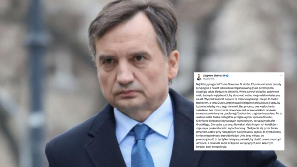 Ziobro: mafia Tuska przejęła sądy