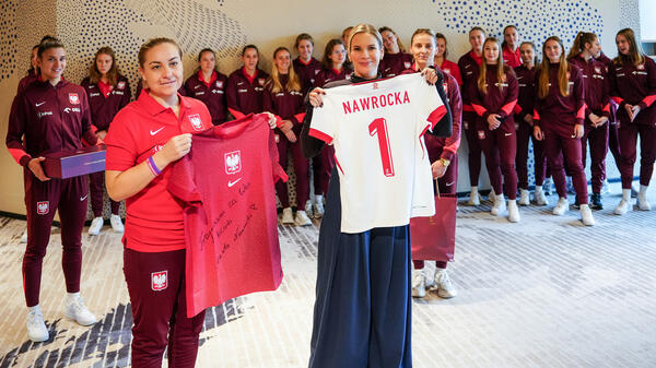 Pierwsza Dama wśród piłkarek nożnych