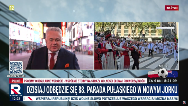 Tomasz Sakiewicz w Nowym Jorku