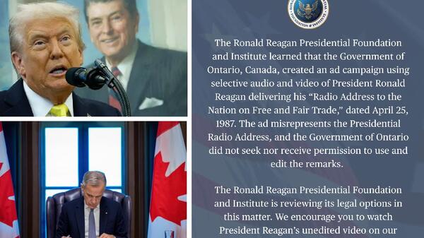 Donald Trump i Ronald Reagan Donald Trump i Ronald Reagan
