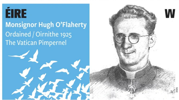 Znaczek z księdzem O’Flaherty