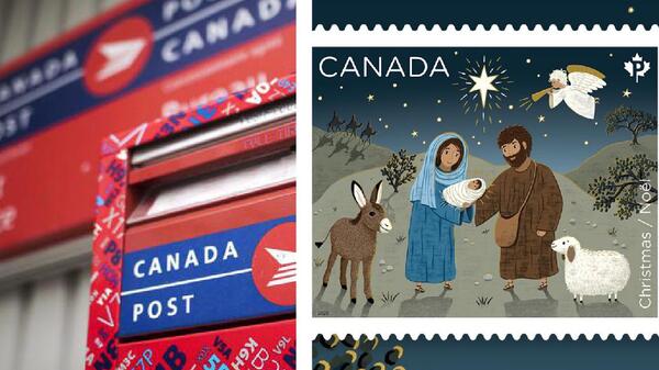 znaczek poczty kanadyjskiej