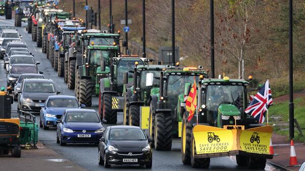 protest rolników angielskich